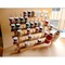 60-Spools Wooden Thread Holder Sewing And Embroidery Thread Rack And Organizer Thread Rack For Sewing With Hanging Hooks